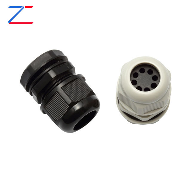 Več luknje Nylon Cable Gland 8 lukenj